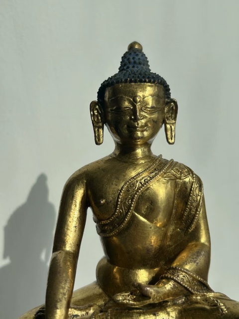 古玩銅器釋迦牟尼佛真品鑒賞圖