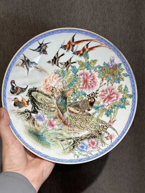 古玩陶瓷創匯 粉彩百鳥朝鳳碗真品鑒賞圖