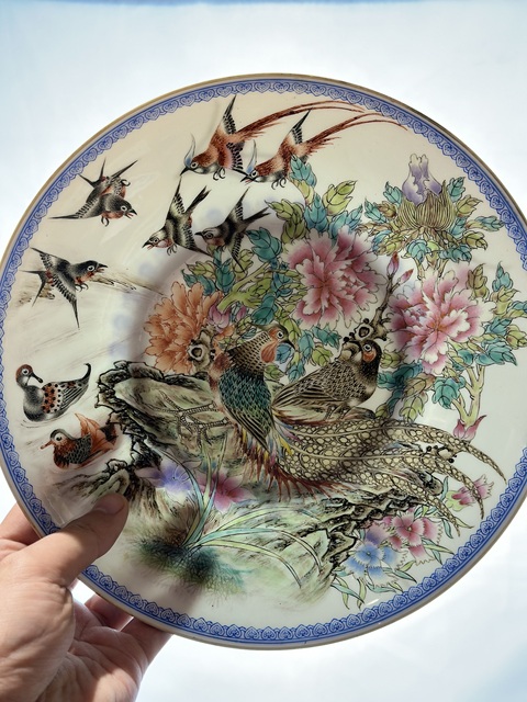 古玩陶瓷創匯 粉彩百鳥朝鳳碗真品鑒賞圖