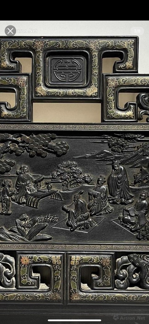 古玩雜項座椅真品鑒賞圖