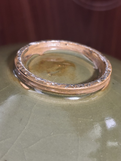 古玩陶瓷宋代河南青瓷盤真品鑒賞圖