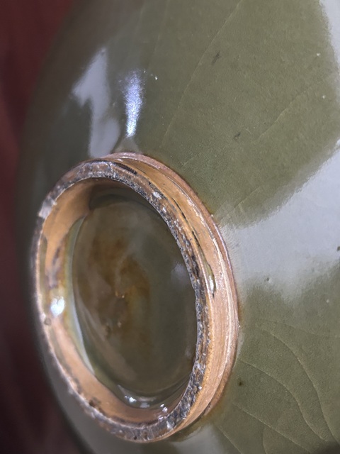 古玩陶瓷宋代河南青瓷盤真品鑒賞圖