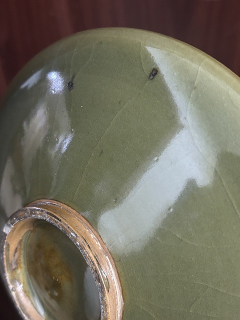 古玩陶瓷宋代河南青瓷盤真品鑒賞圖