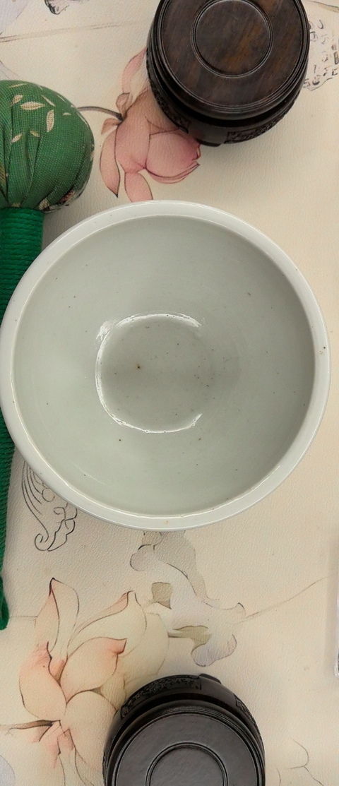 古玩陶瓷粉彩小缸真品鑒賞圖