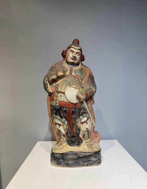 古玩陶瓷人物塑像真品鑒賞圖