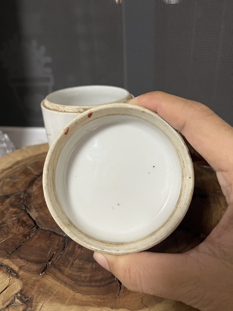 古玩陶瓷粉彩人物故事紋蓋缸真品鑒賞圖