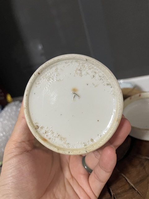 古玩陶瓷粉彩人物故事紋蓋缸真品鑒賞圖