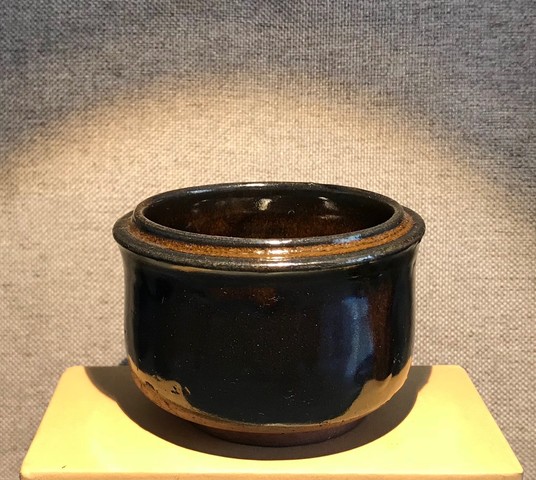 古玩陶瓷黑釉香爐真品鑒賞圖