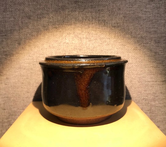 古玩陶瓷黑釉香爐真品鑒賞圖