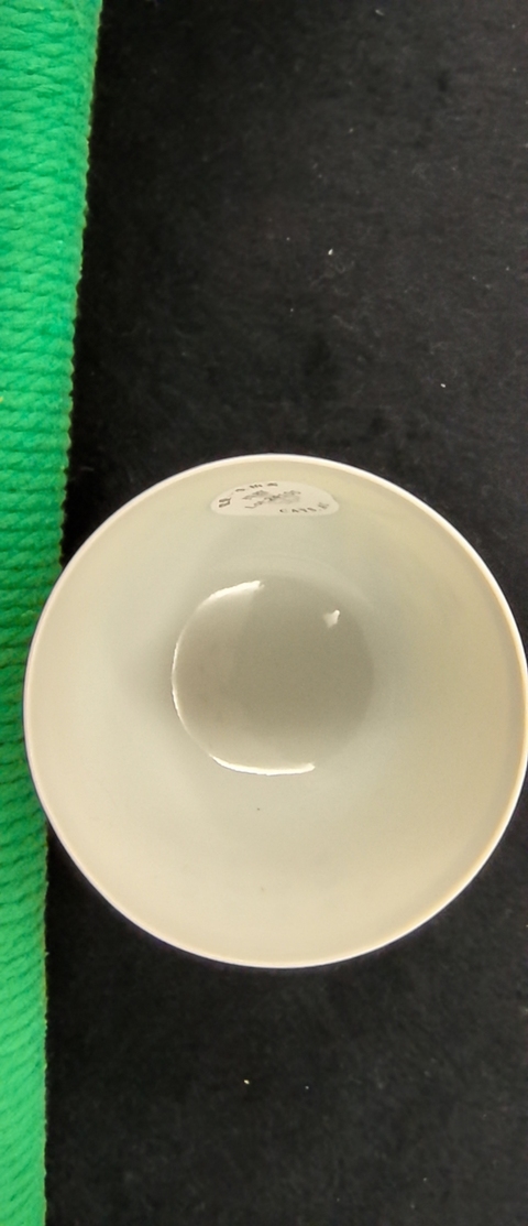 古玩陶瓷琺瑯彩洞石花鳥詩文杯真品鑒賞圖