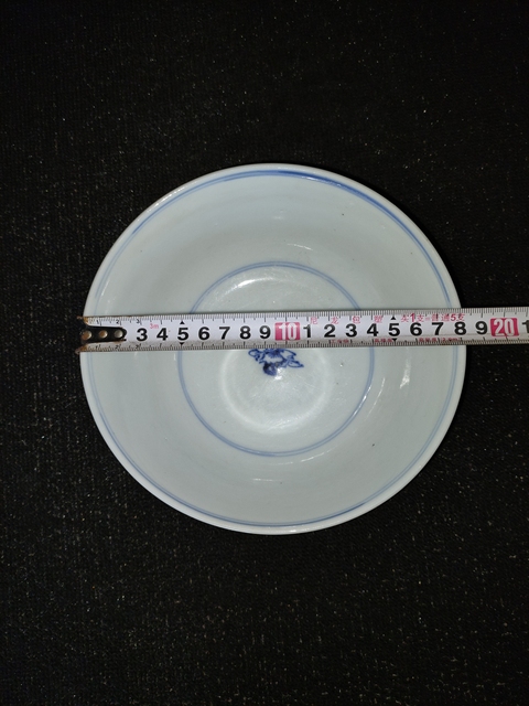 古玩陶瓷青花山水人物碗（日本瓷）真品鑒賞圖