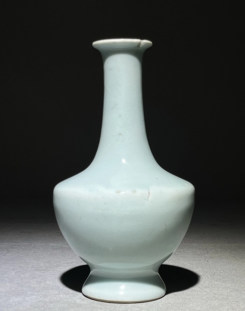 古玩陶瓷青釉釉里紅瓶拍賣，當前價格5000元