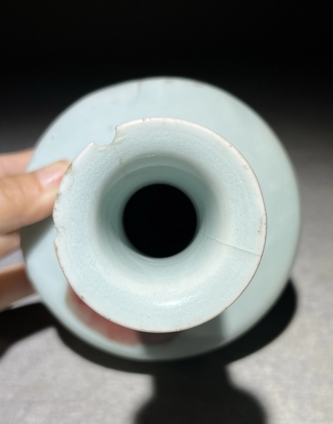 古玩陶瓷青釉釉里紅瓶拍賣，當前價格5000元