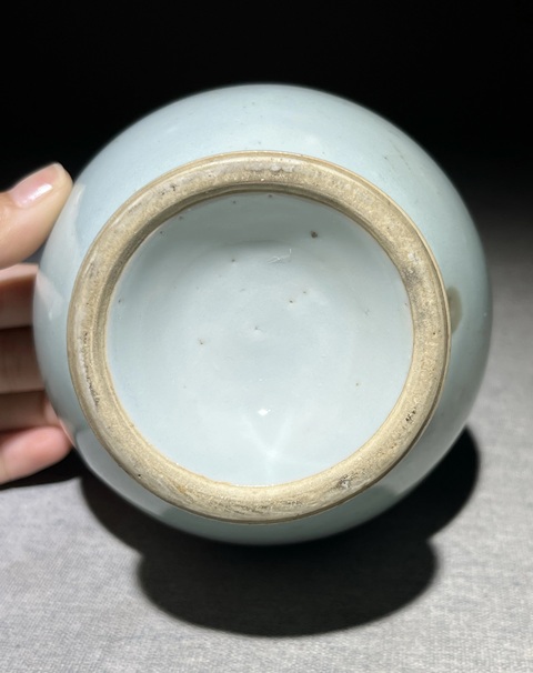 古玩陶瓷青釉釉里紅瓶拍賣，當前價格5000元