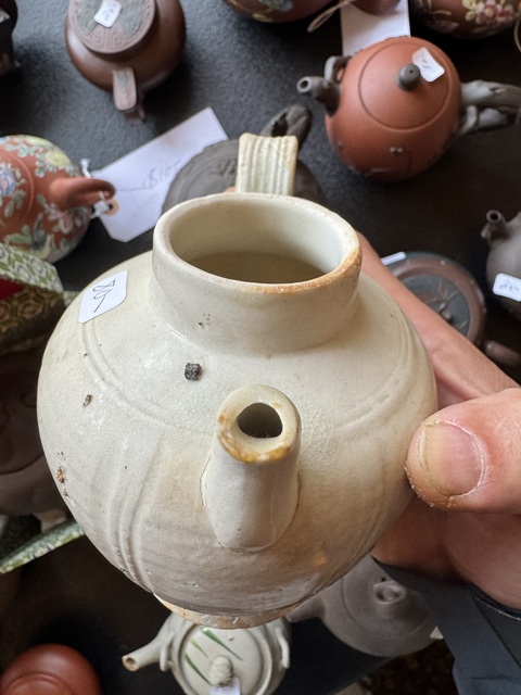 古玩陶瓷繁昌窯青白釉執壺真品鑒賞圖