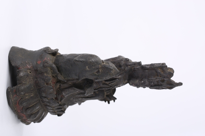 古玩銅器銅觀音造像真品鑒賞圖