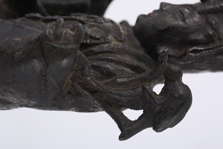 古玩銅器銅觀音造像真品鑒賞圖