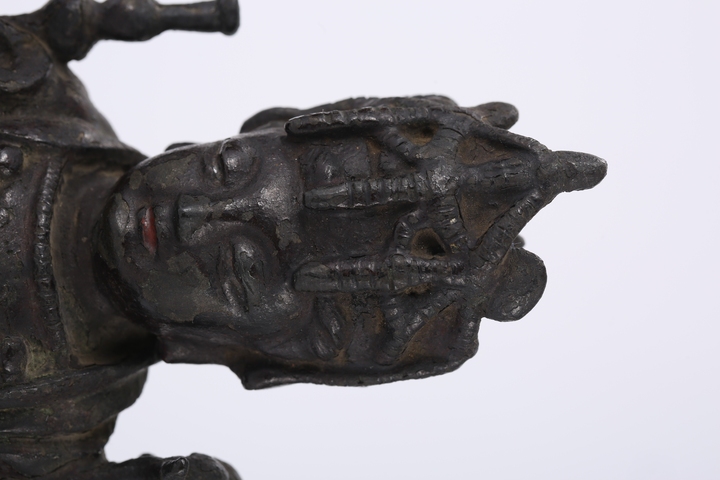 古玩銅器銅觀音造像真品鑒賞圖