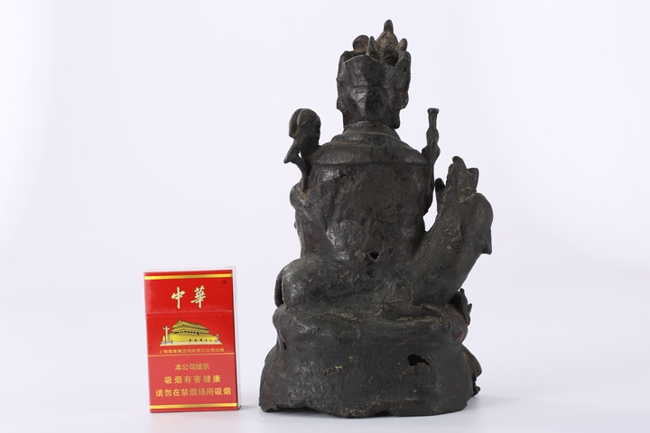 古玩銅器銅觀音造像真品鑒賞圖