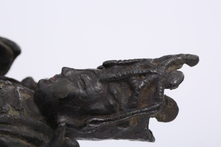 古玩銅器銅觀音造像真品鑒賞圖