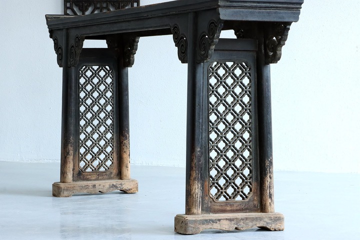 古玩雜項(xiàng)翹頭案真品鑒賞圖