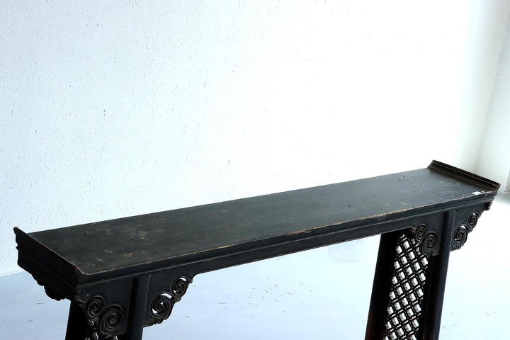 古玩雜項(xiàng)翹頭案真品鑒賞圖