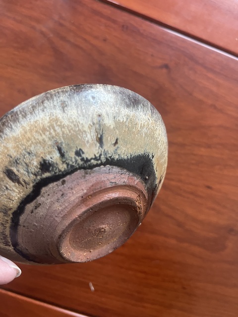 古玩陶瓷吉州窯窯變釉茶盞真品鑒賞圖