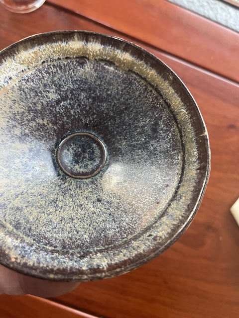 古玩陶瓷吉州窯窯變釉茶盞真品鑒賞圖