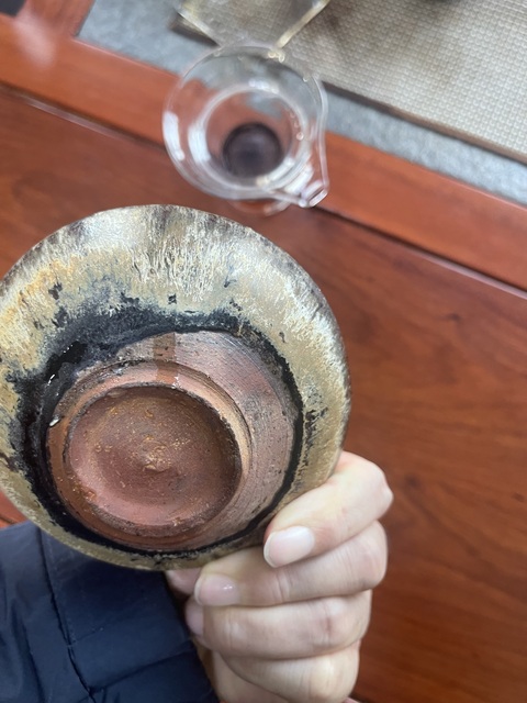 古玩陶瓷吉州窯窯變釉茶盞真品鑒賞圖