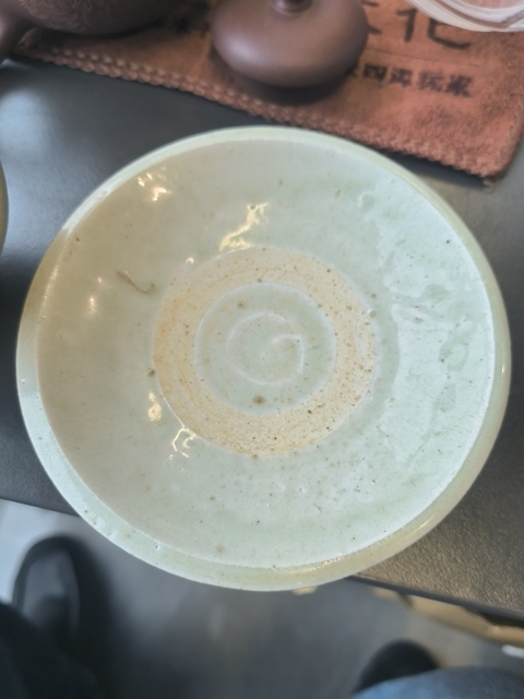 古玩陶瓷青白釉杯碟真品鑒賞圖