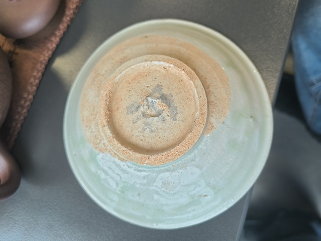 古玩陶瓷青白釉杯碟真品鑒賞圖