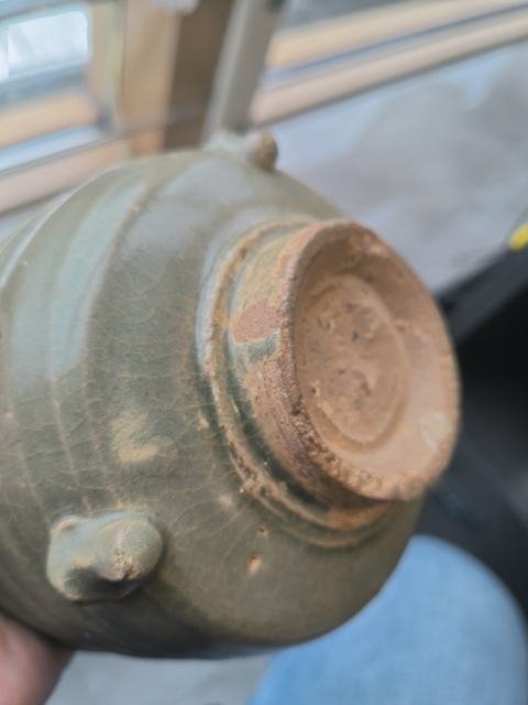 古玩陶瓷龍泉青瓷吊腳爐真品鑒賞圖