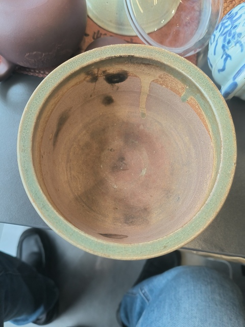 古玩陶瓷龍泉青瓷吊腳爐真品鑒賞圖