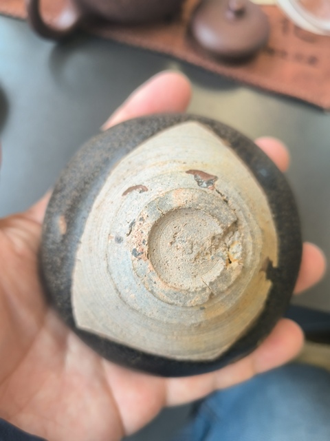 古玩陶瓷福清窯黑釉茶盞真品鑒賞圖