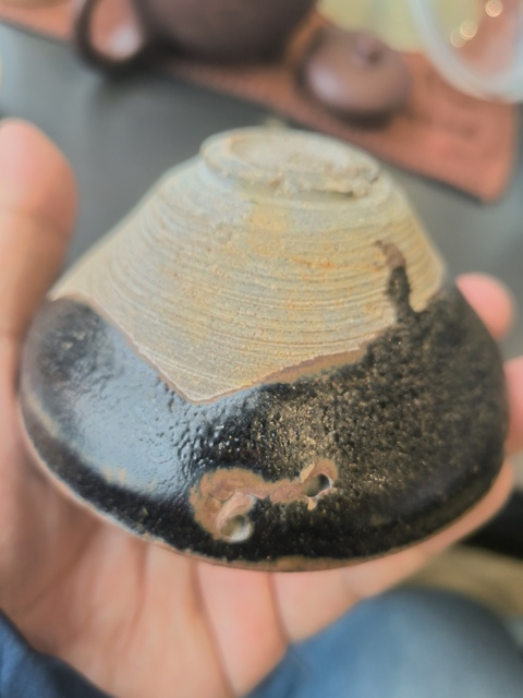 古玩陶瓷福清窯黑釉茶盞真品鑒賞圖