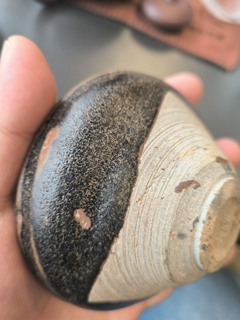 古玩陶瓷福清窯黑釉茶盞真品鑒賞圖