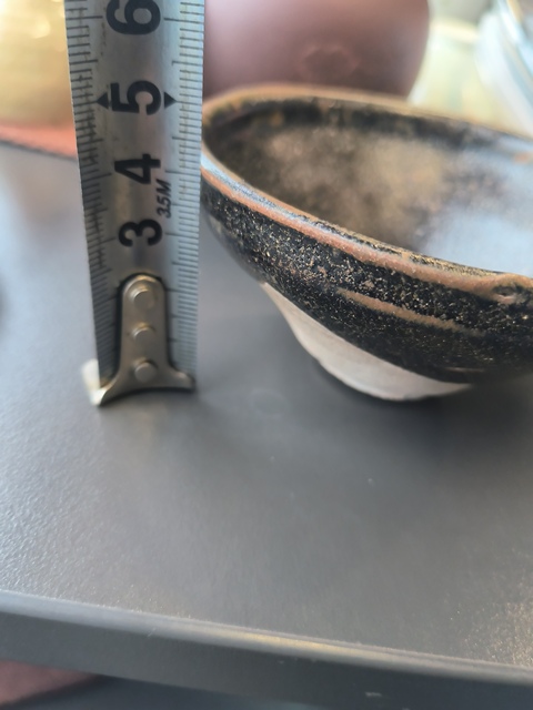 古玩陶瓷福清窯黑釉茶盞真品鑒賞圖