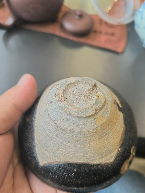 古玩陶瓷福清窯黑釉茶盞真品鑒賞圖