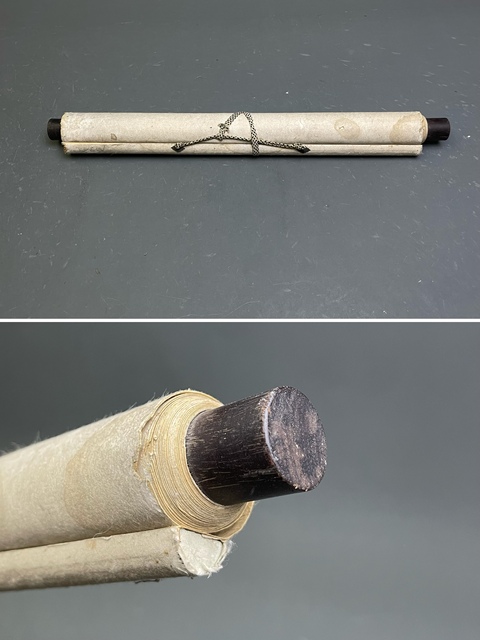 古玩字畫徐貞明款草書立軸真品鑒賞圖