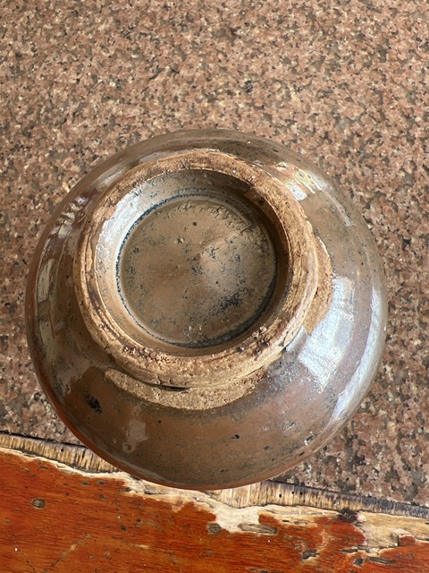 古玩陶瓷褐釉瓶真品鑒賞圖