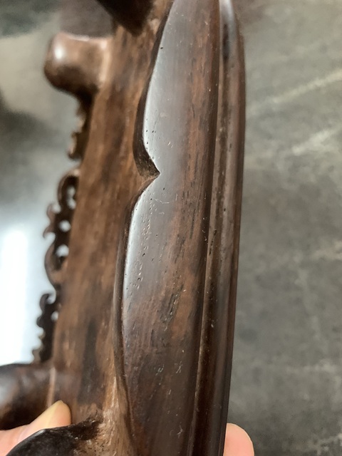 古玩雜項(xiàng)木座真品鑒賞圖