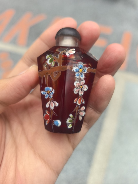 古玩玉器琉璃瓶真品鑒賞圖