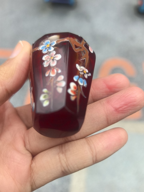 古玩玉器琉璃瓶真品鑒賞圖