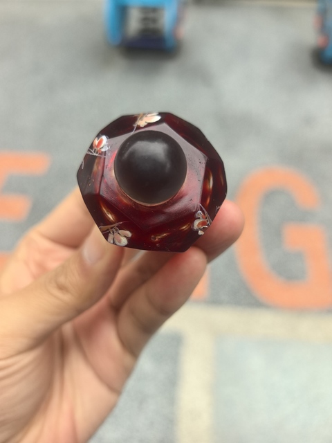 古玩玉器琉璃瓶真品鑒賞圖