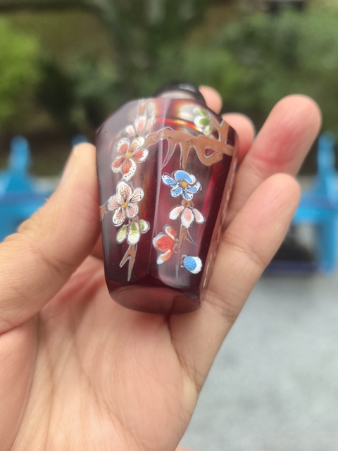 古玩玉器琉璃瓶真品鑒賞圖