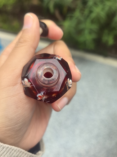 古玩玉器琉璃瓶真品鑒賞圖