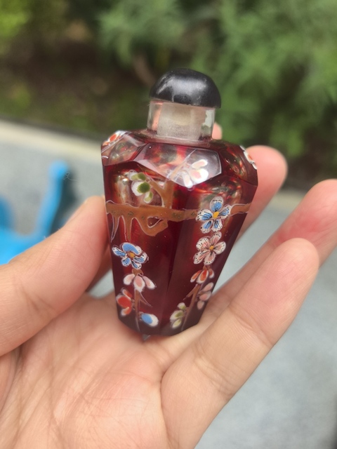 古玩玉器琉璃瓶真品鑒賞圖