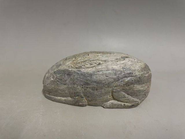 古玩雜項唐·石兔真品鑒賞圖