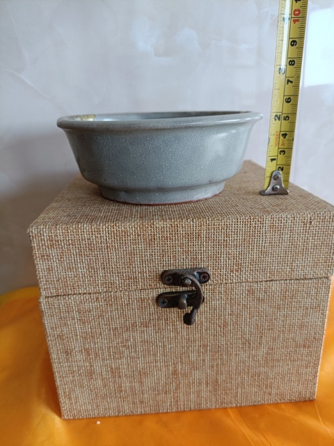 古玩陶瓷館藏級南宋龍泉官窯天青釉直壁洗拍賣，當前價格5980元