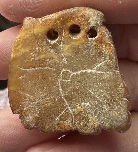 古玩玉器仿古做舊玉鵝型件真品鑒賞圖